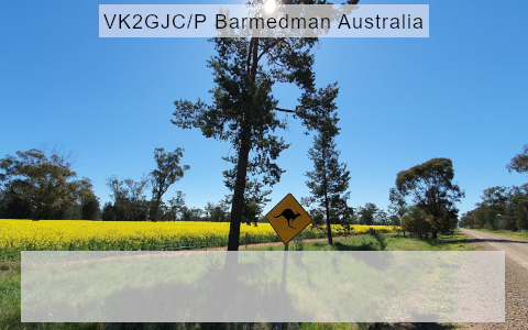 QSL Card from VK2GJC Greg Cogar, Barmedman NSW Australia